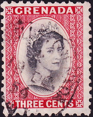 Гренада 1954 год .Queen Elizabeth II . (6)